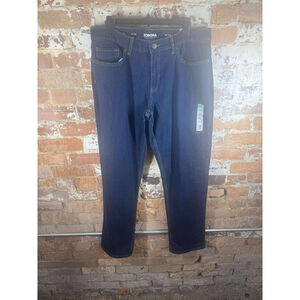 NEW Sonoma Everyday Jeans Regular Fit Straight Leg Mens 34x34 Stretch Denim